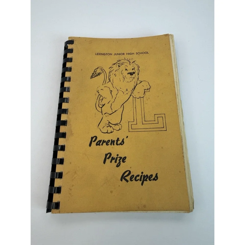 Lexington Junior High School Local Cookbook Cypress California 1974 Vintage